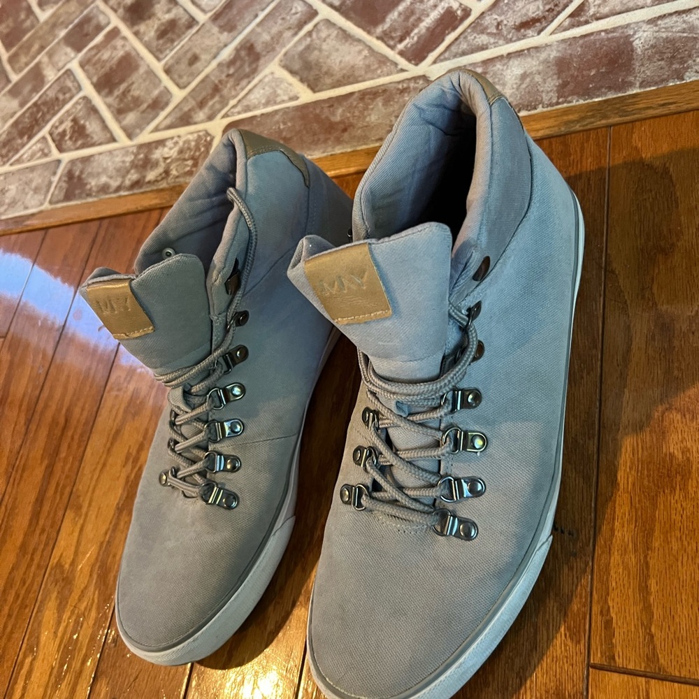 Marc New York Gray High-Top Sneakers